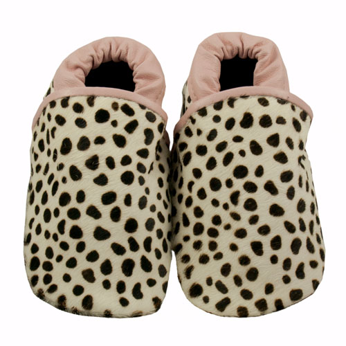 Animal Print Leather Baby Shoes – Faux Fur Baby Shoes - Cheeky Little Soles